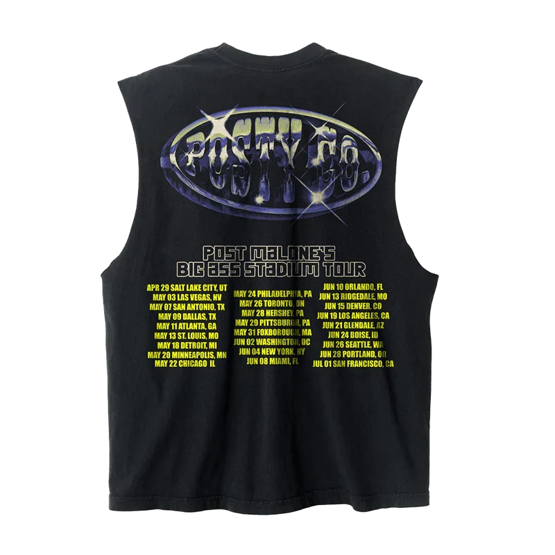 Big Ass Stadium Tour Cut Out Tank Post Malone | Official Shop