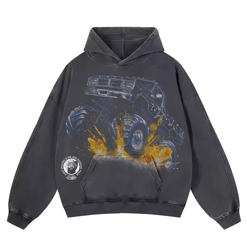 Post Malone X Dallas Cowboys Monster Truck Hoodie Post Malone Official Shop