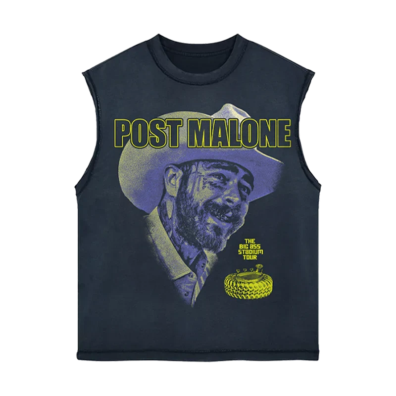 Big Ass Stadium Tour Cut Out Tank Post Malone | Official Shop