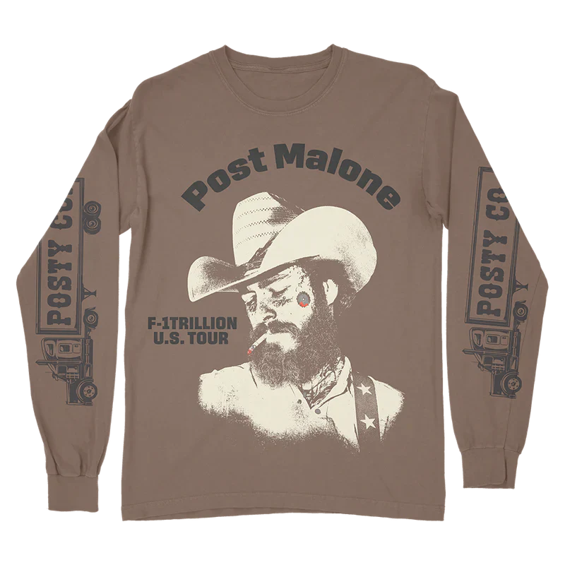 F-1 TRILLION TOUR BROWN LONG SLEEVE