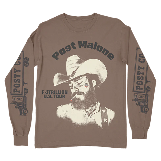 F-1 TRILLION TOUR BROWN LONG SLEEVE