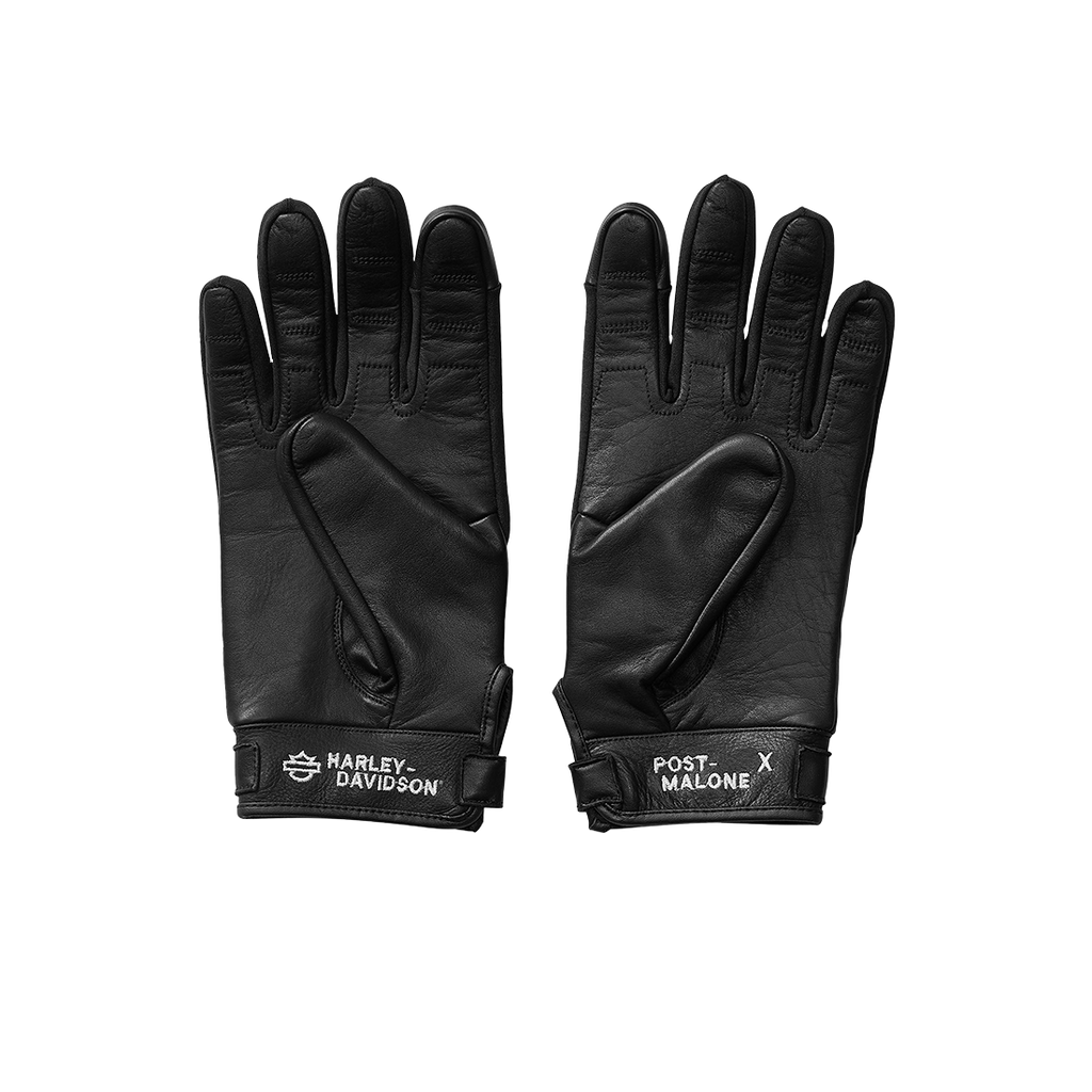 post malone x h-d horsepower leather gloves