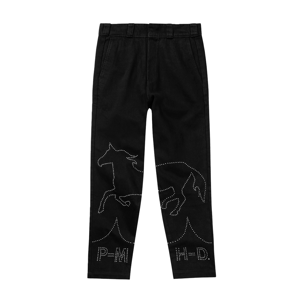 post malone x h-d men's studded horsepower denim pants