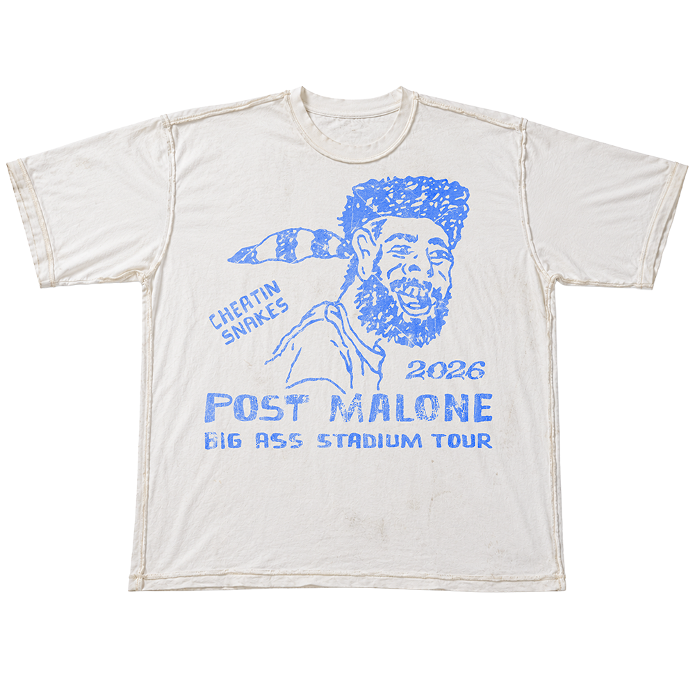 Post Malone x Cheatin Snakes White T-Shirt