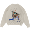 Post Malone Blue Flame Crewneck
