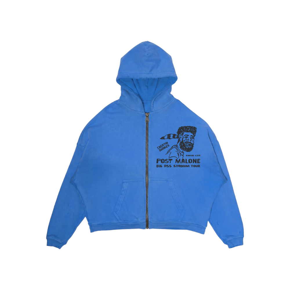 Post Malone x Cheatin Snakes Zip Up Hoodie