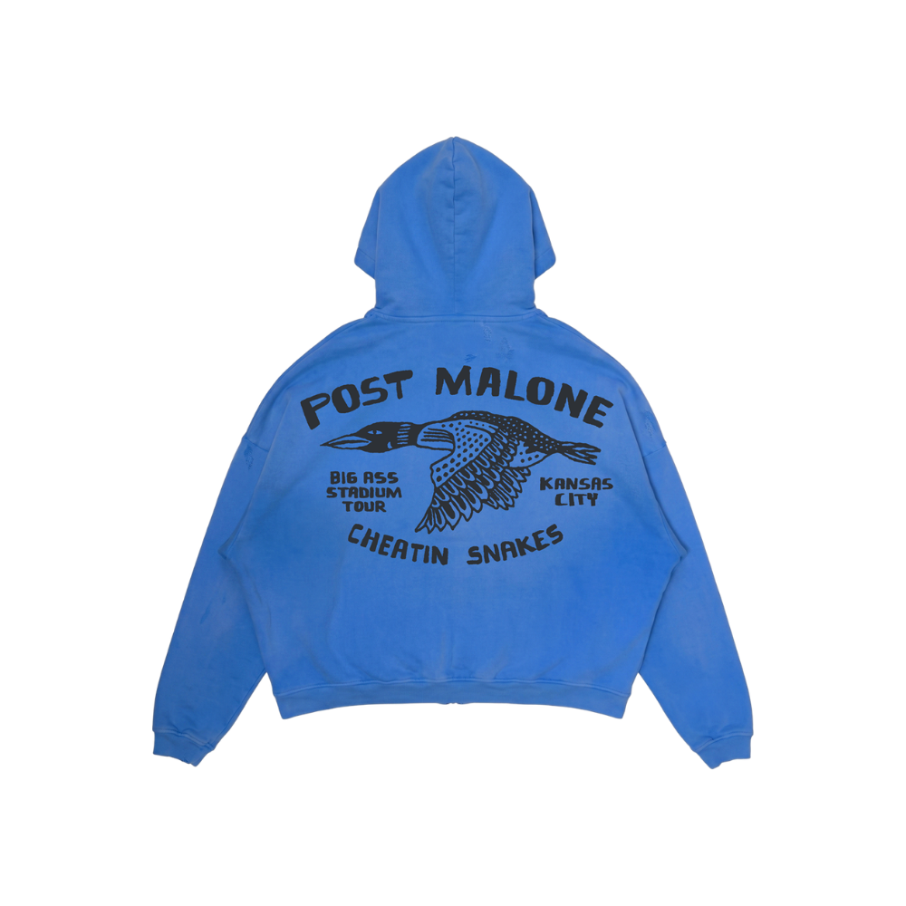Post Malone x Cheatin Snakes Zip Up Hoodie