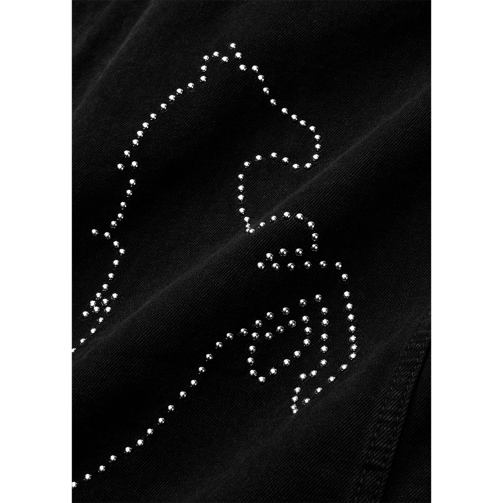 post malone x h-d studded horsepower slim fit denim vest