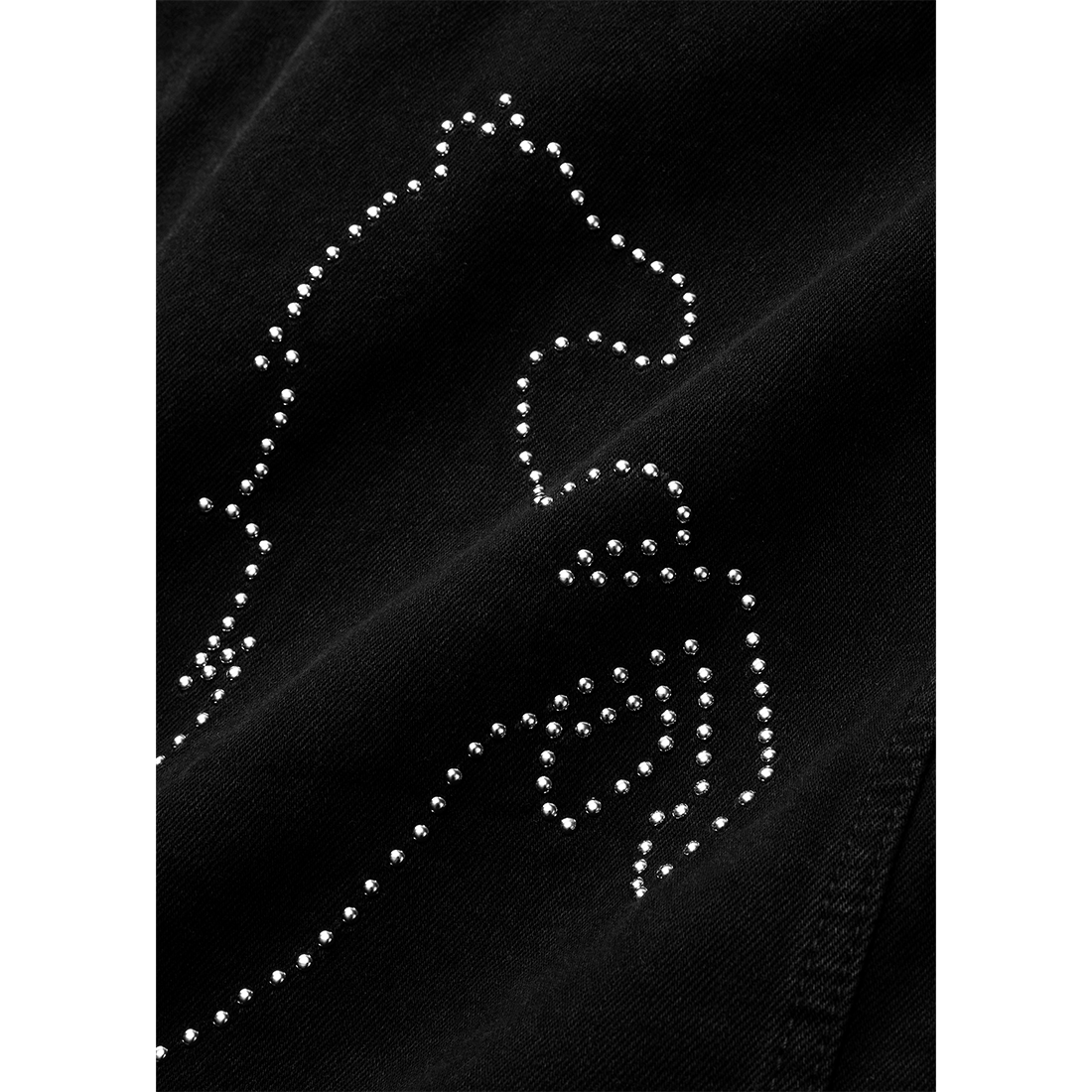 post malone x h-d studded horsepower slim fit denim vest