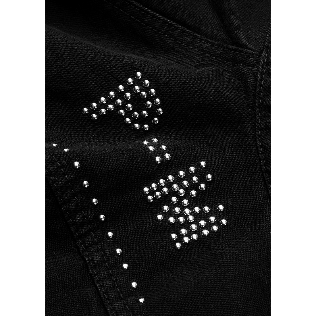 post malone x h-d studded horsepower slim fit denim vest